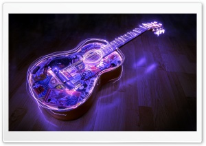 Guitar, Creative Art Ultra HD Wallpaper for 4K UHD Widescreen desktop, tablet & smartphone