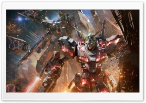 Gundam Versus Concept Art Video Game Ultra HD Wallpaper for 4K UHD Widescreen desktop, tablet & smartphone