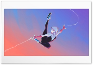 Gwen Stacy Above The Clouds 4K UHD Wallpaper for Widescreen and UltraWide Desktop, UltraHD TV, Smartphone, Tablet