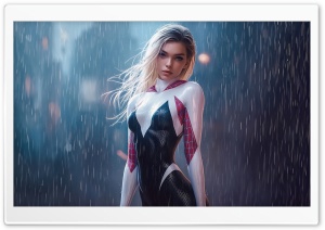 Gwen Stacy in the Rain Ultra HD Wallpaper for 4K UHD Widescreen desktop, tablet & smartphone