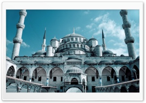 Hagia Sophia Mosque In Istanbul Ultra HD Wallpaper for 4K UHD Widescreen desktop, tablet & smartphone