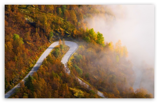 Hairpin Turn, Autumn, Norway UltraHD Wallpaper for UHD 16:9 ; HD 16:9 ; UltraWide 21:9 24:10 32:9 32:10 ; Widescreen 16:10 5:3 ; Fullscreen 4:3 5:4 3:2 ; Tablet 1:1 ; Mobile 9:16 9:19.5 9:20 9:21 9:22 10:16 2:3 3:5 3:4 ; Dual 16:10 5:3 16:9 4:3 5:4 3:2 ;