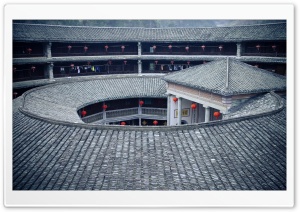 Hakka Earth Building, Yongding, Fujian, China Ultra HD Wallpaper for 4K UHD Widescreen desktop, tablet & smartphone