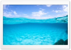 Half Underwater, Half Above Ultra HD Wallpaper for 4K UHD Widescreen desktop, tablet & smartphone