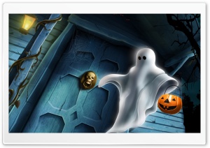 Halloween Ghost Ultra HD Wallpaper for 4K UHD Widescreen desktop, tablet & smartphone