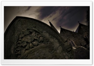 Halloween Gravestone Ultra HD Wallpaper for 4K UHD Widescreen desktop, tablet & smartphone