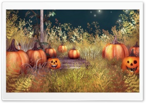Halloween Pumpkins Ultra HD Wallpaper for 4K UHD Widescreen desktop, tablet & smartphone