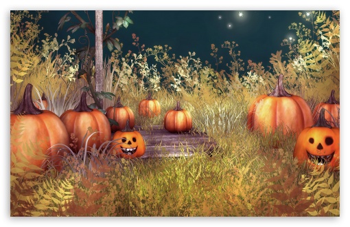 Halloween Pumpkins Ultra HD Desktop Background Wallpaper for 4K UHD TV ...