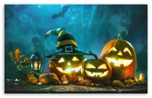 Download wallpaper 1350x2400 jack o lantern pumpkin halloween art  clouds iphone 876s6 for parallax hd background