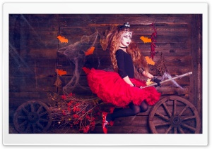 Halloween Witch Ultra HD Wallpaper for 4K UHD Widescreen desktop, tablet & smartphone