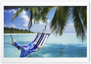 Hammock Maldives Ultra HD Wallpaper for 4K UHD Widescreen desktop, tablet & smartphone