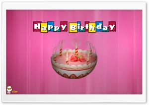 Happy Birthday 002 4K UHD Wallpaper for Widescreen and UltraWide Desktop, UltraHD TV, Smartphone, Tablet