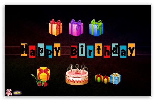 Happy Birthday 003 UltraHD Wallpaper for Widescreen 16:10 ;