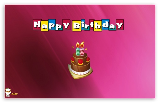 Happy Birthday UltraHD Wallpaper for Widescreen 16:10 ;
