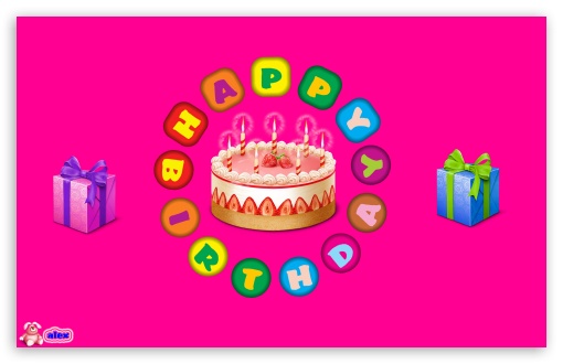 Happy Birthday 003 UltraHD Wallpaper for Widescreen 16:10 ;