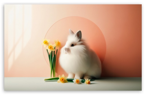 Happy Easter 2024 Fluffy Bunny, Daffodils Flowers, Aesthetic Background UltraHD Wallpaper for Wide 16:10 5:3 Widescreen WHXGA WQXGA WUXGA WXGA WGA ; UltraWide 21:9 24:10 ; 8K UHD TV 16:9 Ultra High Definition 2160p 1440p 1080p 900p 720p ; UHD 16:9 2160p 1440p 1080p 900p 720p ; Standard 4:3 5:4 3:2 Fullscreen UXGA XGA SVGA QSXGA SXGA DVGA HVGA HQVGA ( Apple PowerBook G4 iPhone 4 3G 3GS iPod Touch ) ; Smartphone 3:2 DVGA HVGA HQVGA ( Apple PowerBook G4 iPhone 4 3G 3GS iPod Touch ) ; Tablet 1:1 ; iPad 1/2/Mini ; Mobile 4:3 5:3 3:2 16:9 5:4 - UXGA XGA SVGA WGA DVGA HVGA HQVGA ( Apple PowerBook G4 iPhone 4 3G 3GS iPod Touch ) 2160p 1440p 1080p 900p 720p QSXGA SXGA ;