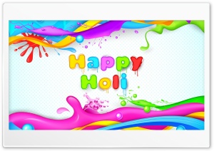 happy_holi Ultra HD Wallpaper for 4K UHD Widescreen Desktop, Lockscreen, Screensaver, TV, Tablet, Smartphone