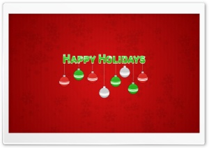 Happy Holidays Ultra HD Wallpaper for 4K UHD Widescreen desktop, tablet & smartphone