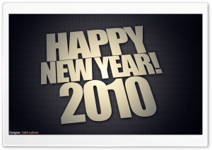 Happy New Year! 2010 Ultra HD Wallpaper for 4K UHD Widescreen desktop, tablet & smartphone