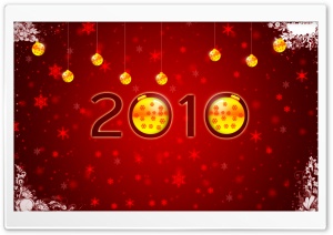 Happy New Year 2010 Ultra HD Wallpaper for 4K UHD Widescreen desktop, tablet & smartphone