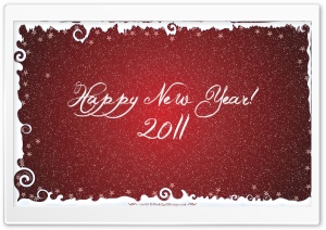 Happy New Year 2011 Ultra HD Wallpaper for 4K UHD Widescreen desktop, tablet & smartphone