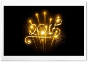 Happy New Year 2015 Fireworks Ultra HD Wallpaper for 4K UHD Widescreen desktop, tablet & smartphone