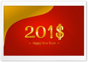 Happy New Year 2018 Money Ultra HD Wallpaper for 4K UHD Widescreen desktop, tablet & smartphone