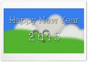 Happy New Year 2015 Ultra HD Wallpaper for 4K UHD Widescreen desktop, tablet & smartphone