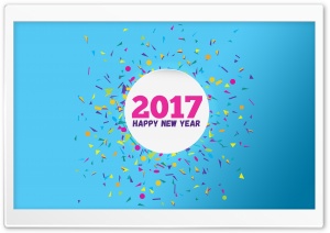 Happy New Year 2017 Ultra HD Wallpaper for 4K UHD Widescreen desktop, tablet & smartphone