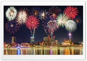 Happy New Year Ultra HD Wallpaper for 4K UHD Widescreen desktop, tablet & smartphone