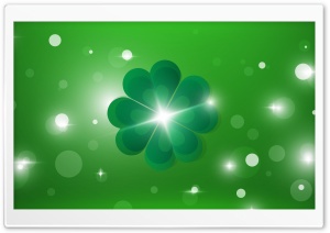 Happy Saint Patricks Day Four Leaf Clover, Good luck Ultra HD Wallpaper for 4K UHD Widescreen desktop, tablet & smartphone