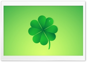 Happy Saint Patricks Day Lucky Clover Ultra HD Wallpaper for 4K UHD Widescreen desktop, tablet & smartphone