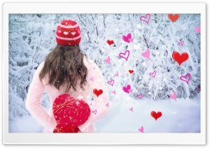 Happy Valentines Day Background Ultra HD Wallpaper for 4K UHD Widescreen desktop, tablet & smartphone