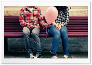 Happy Valentines Day Balloon Ultra HD Wallpaper for 4K UHD Widescreen desktop, tablet & smartphone