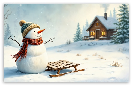 Happy Winter UltraHD Wallpaper for HD 16:9 ; UltraWide 21:9 24:10 32:9 32:10 ; Widescreen 16:10 5:3 ; Fullscreen 4:3 5:4 3:2 ; Tablet 1:1 ; Dual 16:10 5:3 16:9 4:3 5:4 3:2 ;