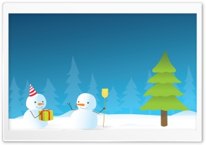 Happy Winter Holidays Ultra HD Wallpaper for 4K UHD Widescreen desktop, tablet & smartphone