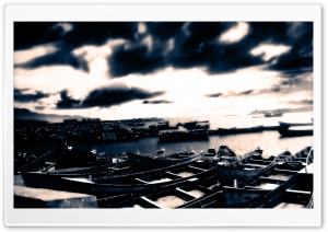 Harbour boats 4K UHD Wallpaper for Widescreen and UltraWide Desktop, UltraHD TV, Smartphone, Tablet