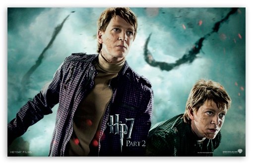 Harry Potter And The Deathly Hallows Part 2 Twins UltraHD Wallpaper for Wide 16:10 5:3 Widescreen WHXGA WQXGA WUXGA WXGA WGA ; Mobile 5:3 - WGA ;