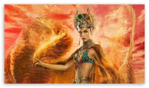 Hathor Goddess of Love Gods of Egypt UltraHD Wallpaper for HD 16:9 ;