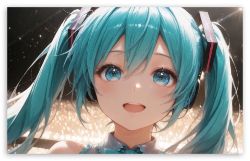 Hatsune Miku Vocaloid UltraHD Wallpaper for Widescreen 16:10 ;