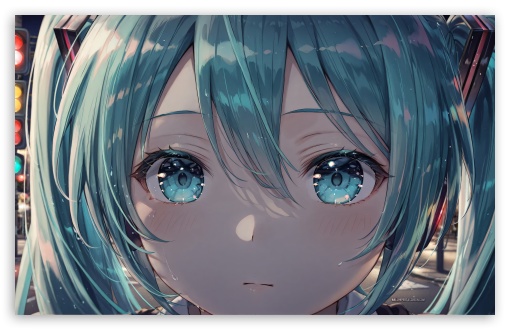 Hatsune Miku Vocaloid UltraHD Wallpaper for Widescreen 16:10 ;