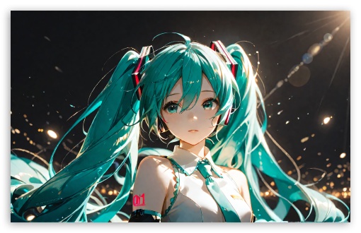 Hatsune Miku Vocaloid UltraHD Wallpaper for Widescreen 16:10 ;