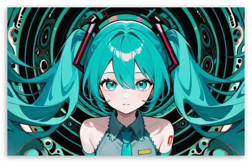 Hatsune Miku Vocaloid UltraHD Wallpaper for Widescreen 16:10 ;