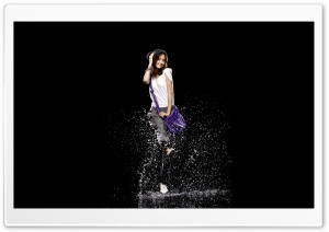 Having Fun In The Rain Ultra HD Wallpaper for 4K UHD Widescreen desktop, tablet & smartphone