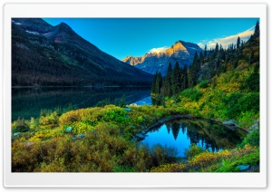 HDR Mountains Lake Ultra HD Wallpaper for 4K UHD Widescreen desktop, tablet & smartphone