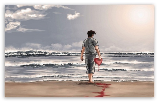 Heart Broken UltraHD Wallpaper for Widescreen 16:10 ;
