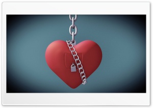 Heart Lock 4K UHD Wallpaper for Widescreen and UltraWide Desktop, UltraHD TV, Smartphone, Tablet