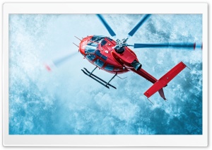 helicopter 4K UHD Wallpaper for Widescreen and UltraWide Desktop, UltraHD TV, Smartphone, Tablet
