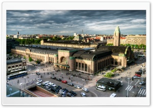 Helsinki-Central Railway Station Ultra HD Wallpaper for 4K UHD Widescreen desktop, tablet & smartphone