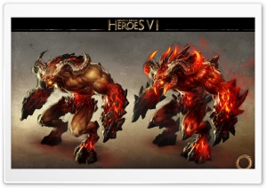 Heroes VI, Demons, Inferno Ultra HD Wallpaper for 4K UHD Widescreen desktop, tablet & smartphone